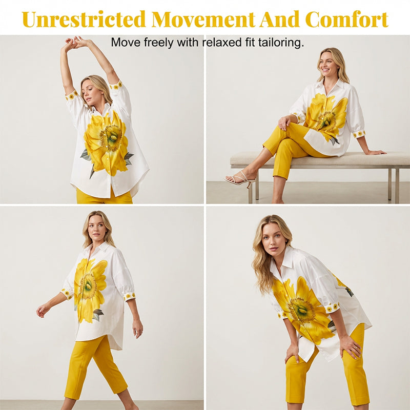 Women's Floral Print 2-Piece Set