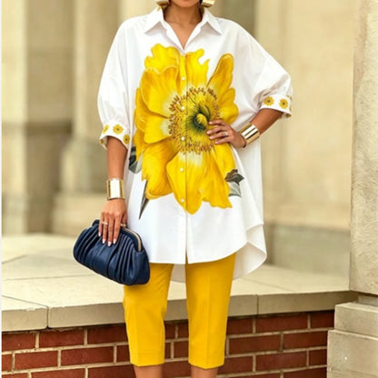 Women's Floral Print 2-Piece Set