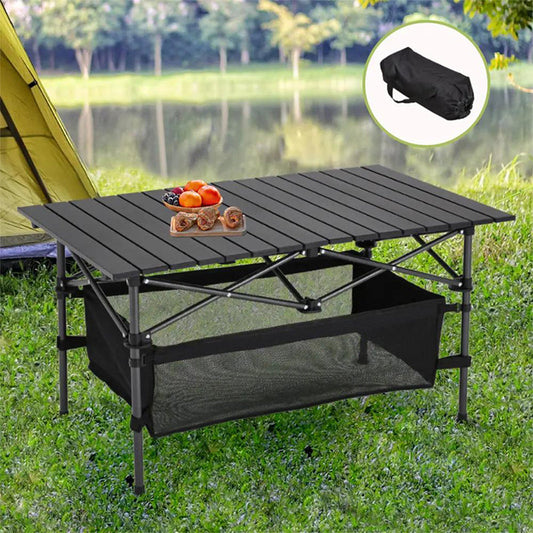 🌄New arrival🏕️ Portable Camping Table – Folding, Carbon Steel, Quick Setup🪑