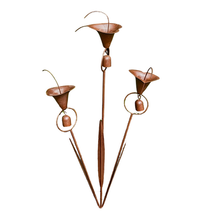⏳Time-Limited Special⏰Calla Lily Garden Stake with Bell Chimes