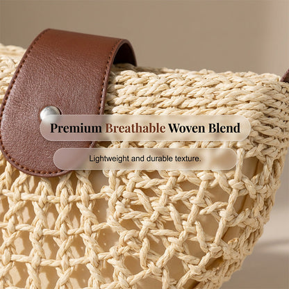 👜 Woven Crossbody Bag – Boho, Handwoven, Adjustable, Lightweight ✨