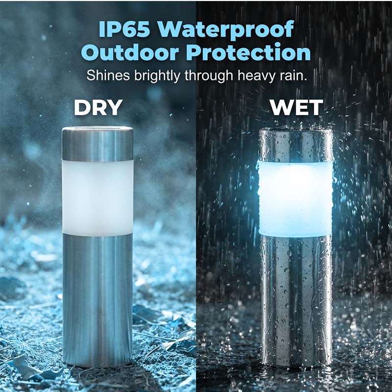 Solar-Powered LED Garden Pathway Light