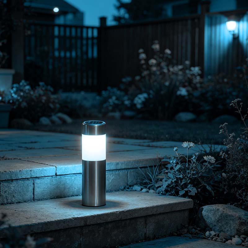 Solar-Powered LED Garden Pathway Light
