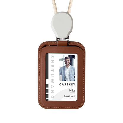 Retractable ID Badge Holder with Lanyard
