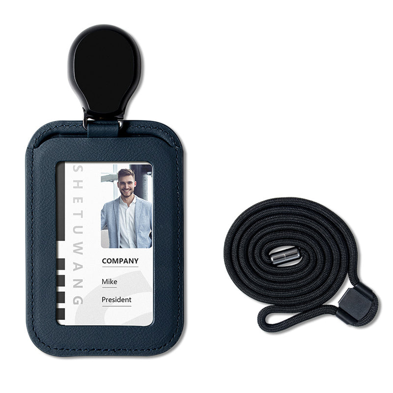 Retractable ID Badge Holder with Lanyard