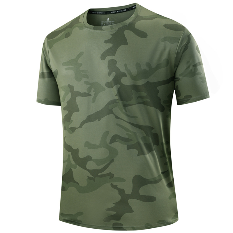 Men's Quick Dry Camouflage Sports T-Shirt