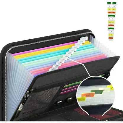 💞 Fireproof Accordion File Folder – Ultimate Document Security 🌸