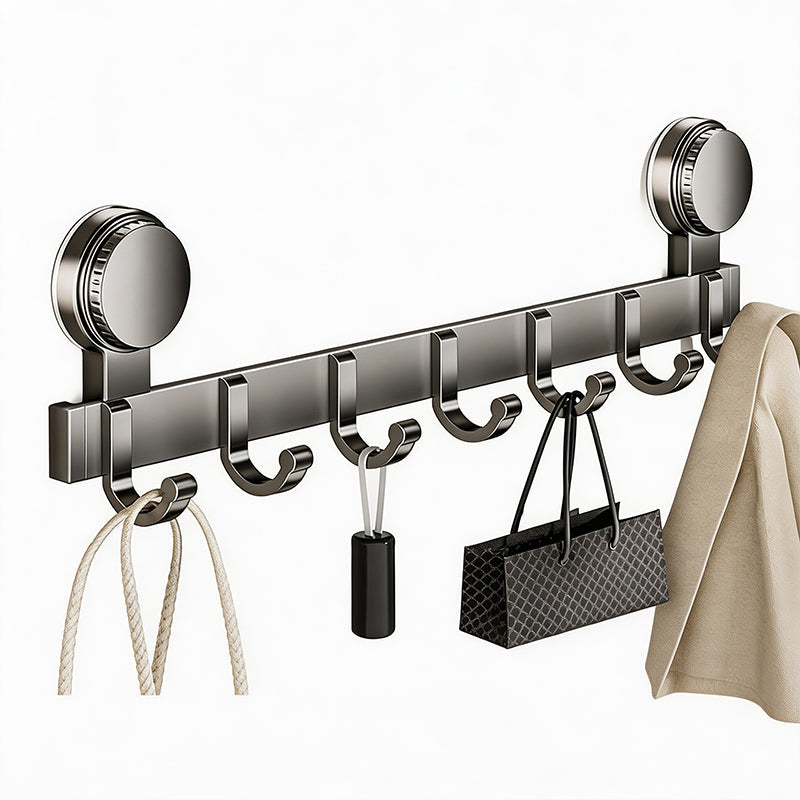 🚪📌 Suction Cup Over Door Hook Rack – Tool-Free Install, Strong Hold, No Drilling & Clutter-Free Entryway ✨