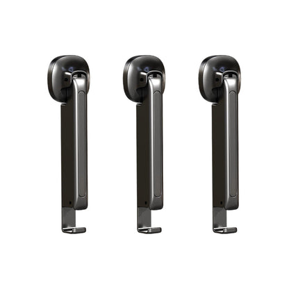 🔥 Suction-Cup Telescoping Folding Clothes Rack—No Drilling Required, Space-Saving, Perfect for Bathrooms and Balconies 👚