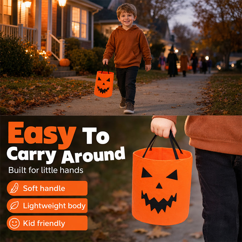 🎃🦇Light Up Halloween Candy Bucket