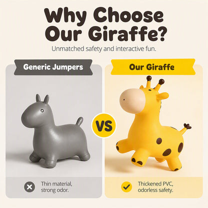🎁🎄Christmas Sale!💞50K+ SOLD!⏳✨Cute Giraffe Bouncy Animal Hopper for Kids