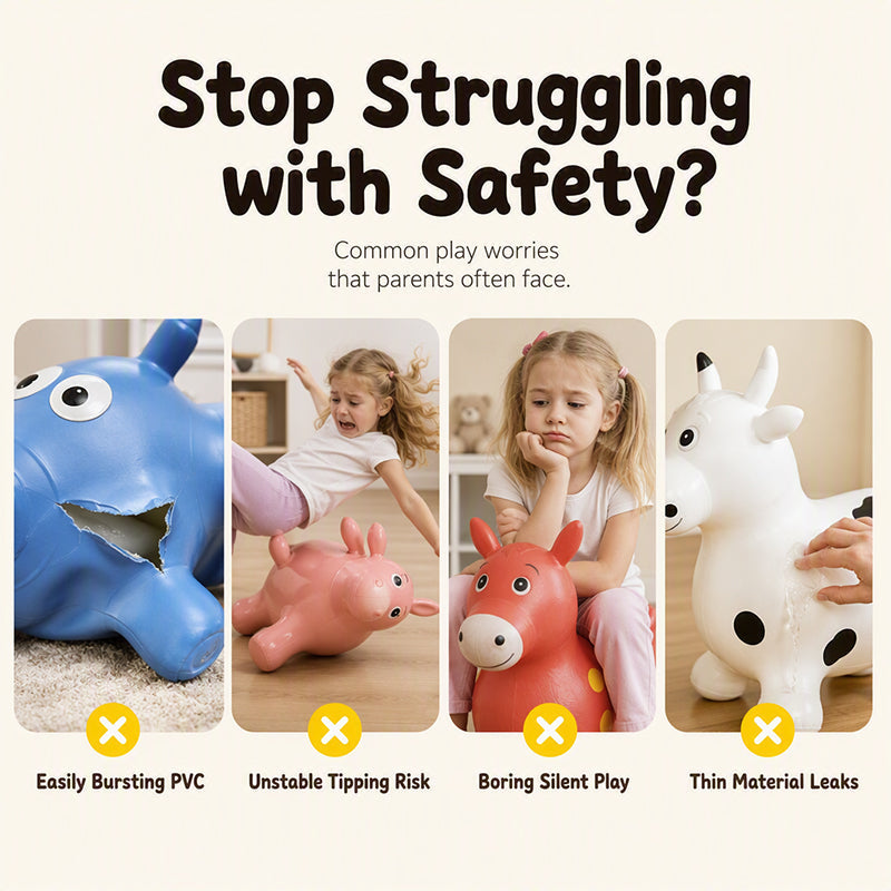 🎁🎄Christmas Sale!💞50K+ SOLD!⏳✨Cute Giraffe Bouncy Animal Hopper for Kids