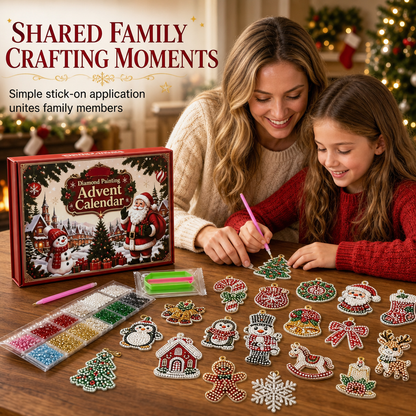 24-Day Christmas Countdown Ornament DIY Kit🎄🎅📅