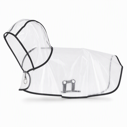 🌧️ Transparent Waterproof Dog Raincoat – XS to 8XL