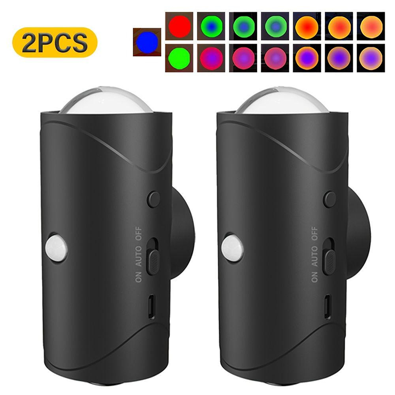 Auto-Sensing Color Changing Night Light