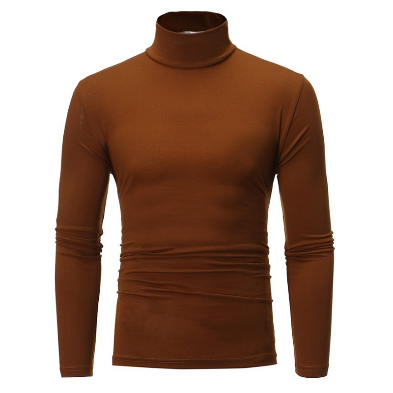 👕 Streamlined Silhouette, Comfortable Neck Coverage | Men's Slim Fit Mock Turtleneck Top